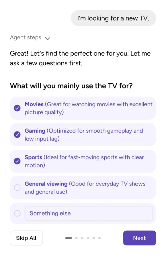 Guided Discovery feature