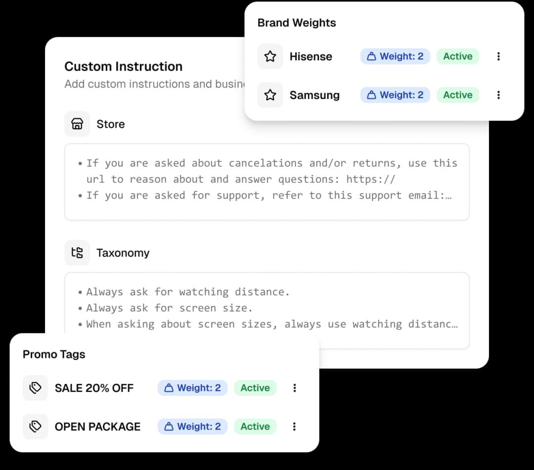 Retailer Control feature